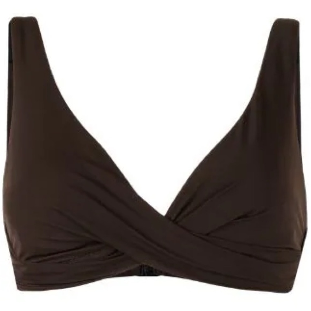 NWT. Bondi Born Wren Bikini Top. Sz Au 12 or US 8. Color chocolate.